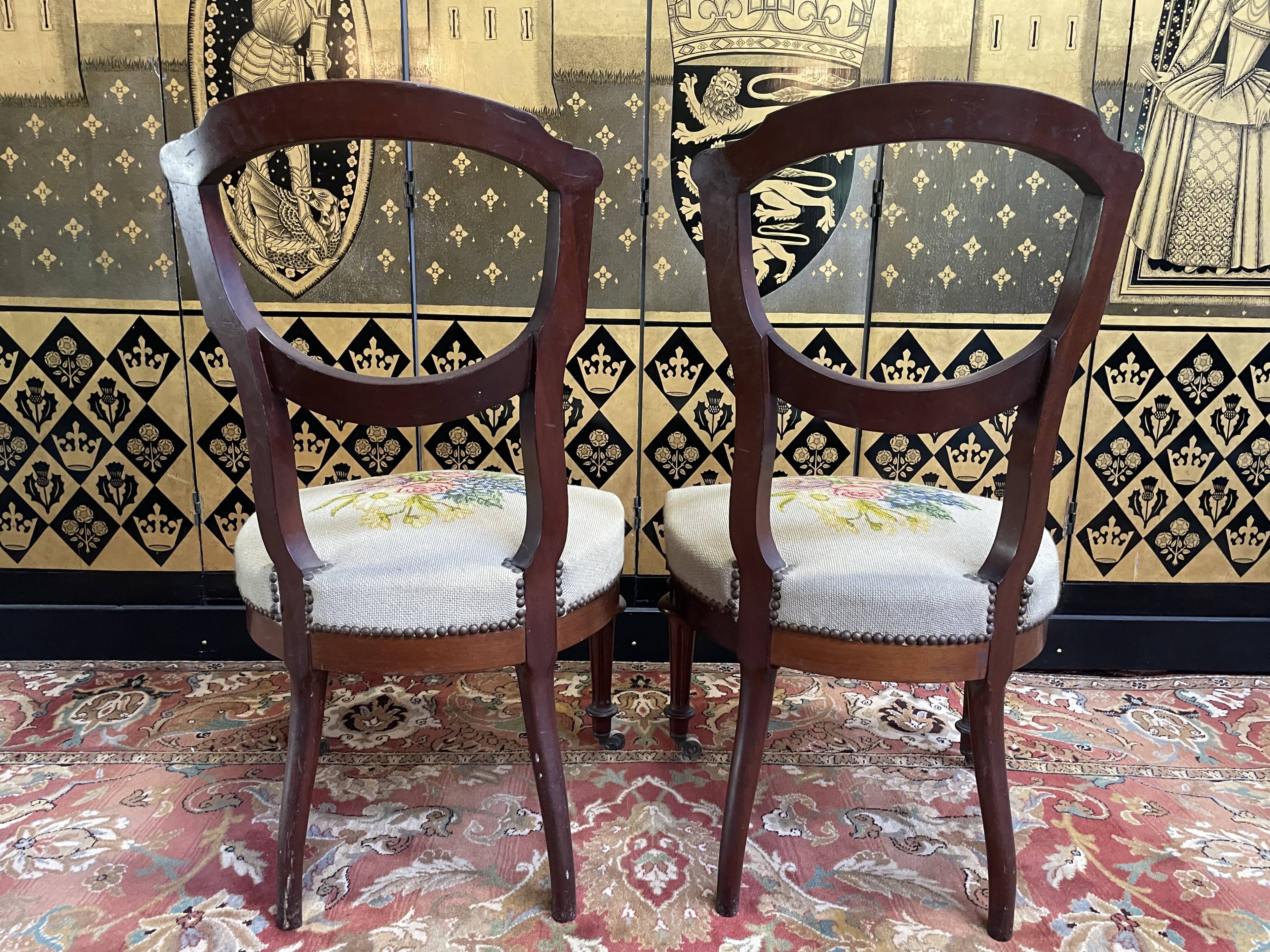 Pair of chairs Napoleon III
