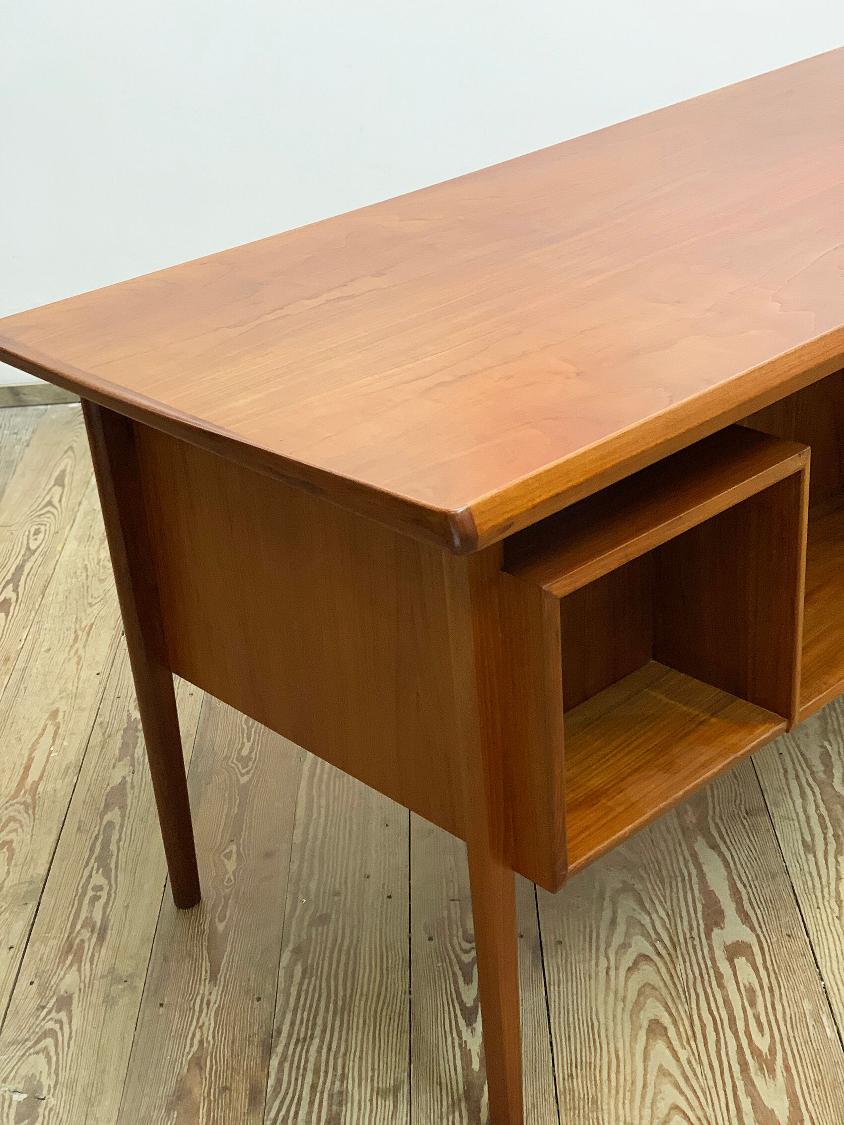Danish teak desk by Peter Løvig Nielsen for Hedensted Møbelfabrik Denmark 1960s