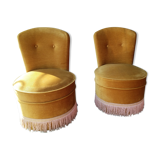 2 ottoman armchairs