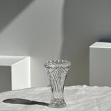 Petit vase en verre évasé classique