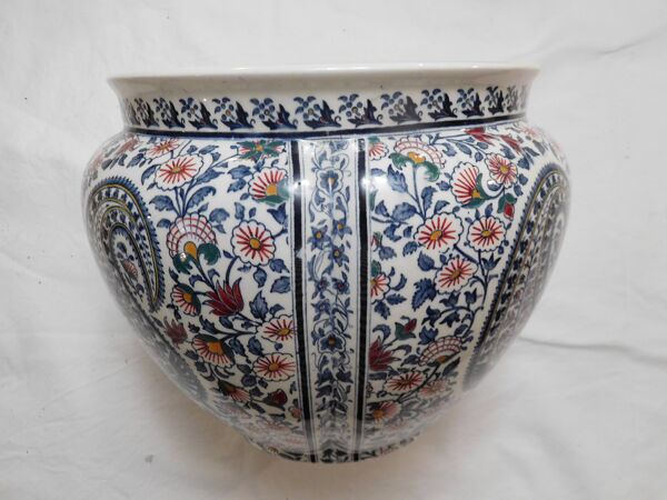 Cache-pot de la faïencerie de Gien