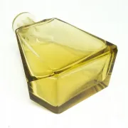 Carafe jaune Art déco Moser