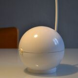 Vintage 80s 1980s white postmodernist table lamp
