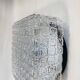 Square glass wall light ceiling lamp 1970 1980 seventies eighties