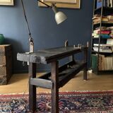 Workbench furniture old console shelf