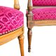 Salon Louis XVI - Banquette et deux fauteuils