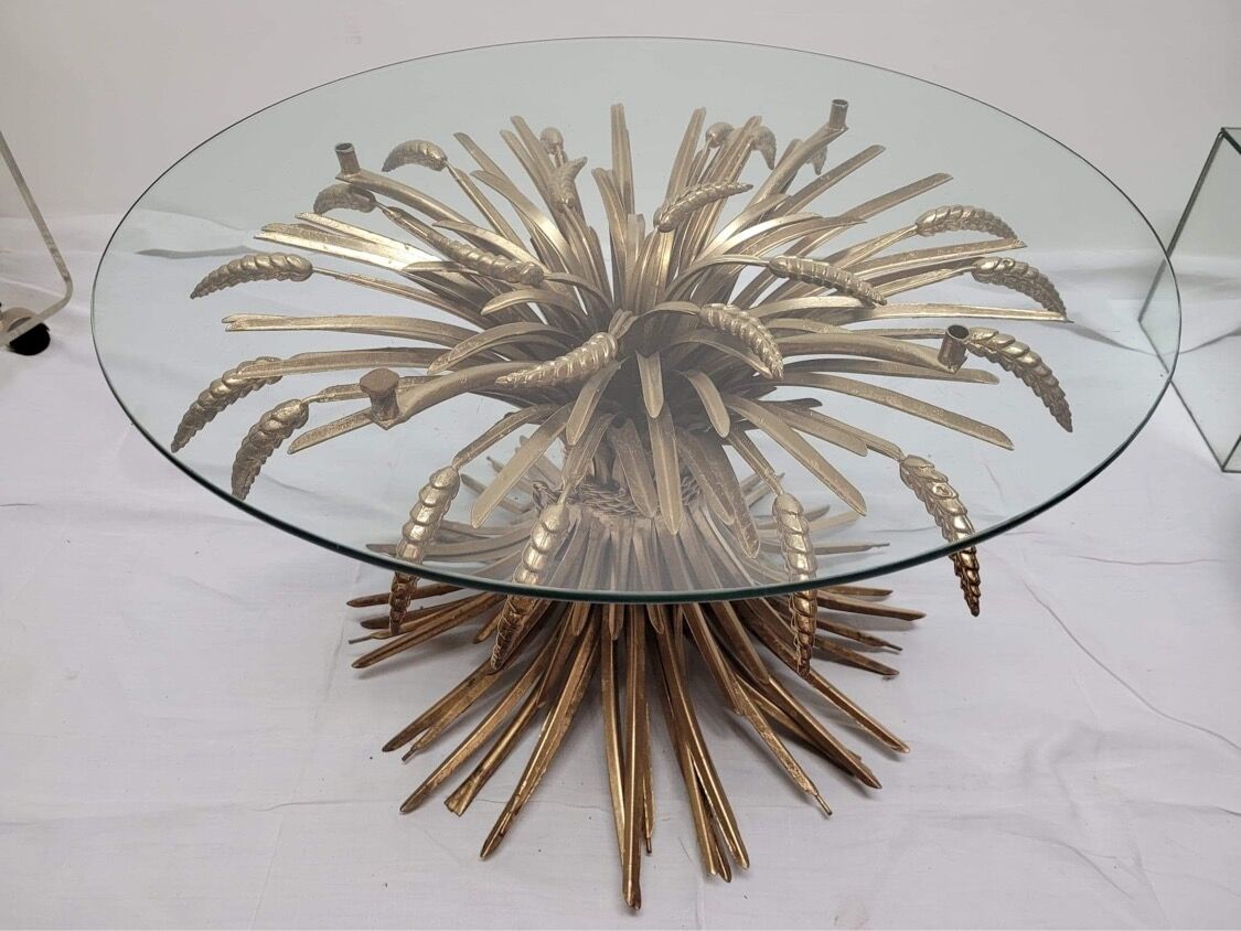 Wheat grass coffee table