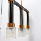 Luminaire tchécoslovaque, brutalisme, années 1970