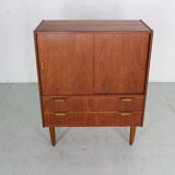 Mid- century modern  teak bookcase, cabinet, 1960 Denmark