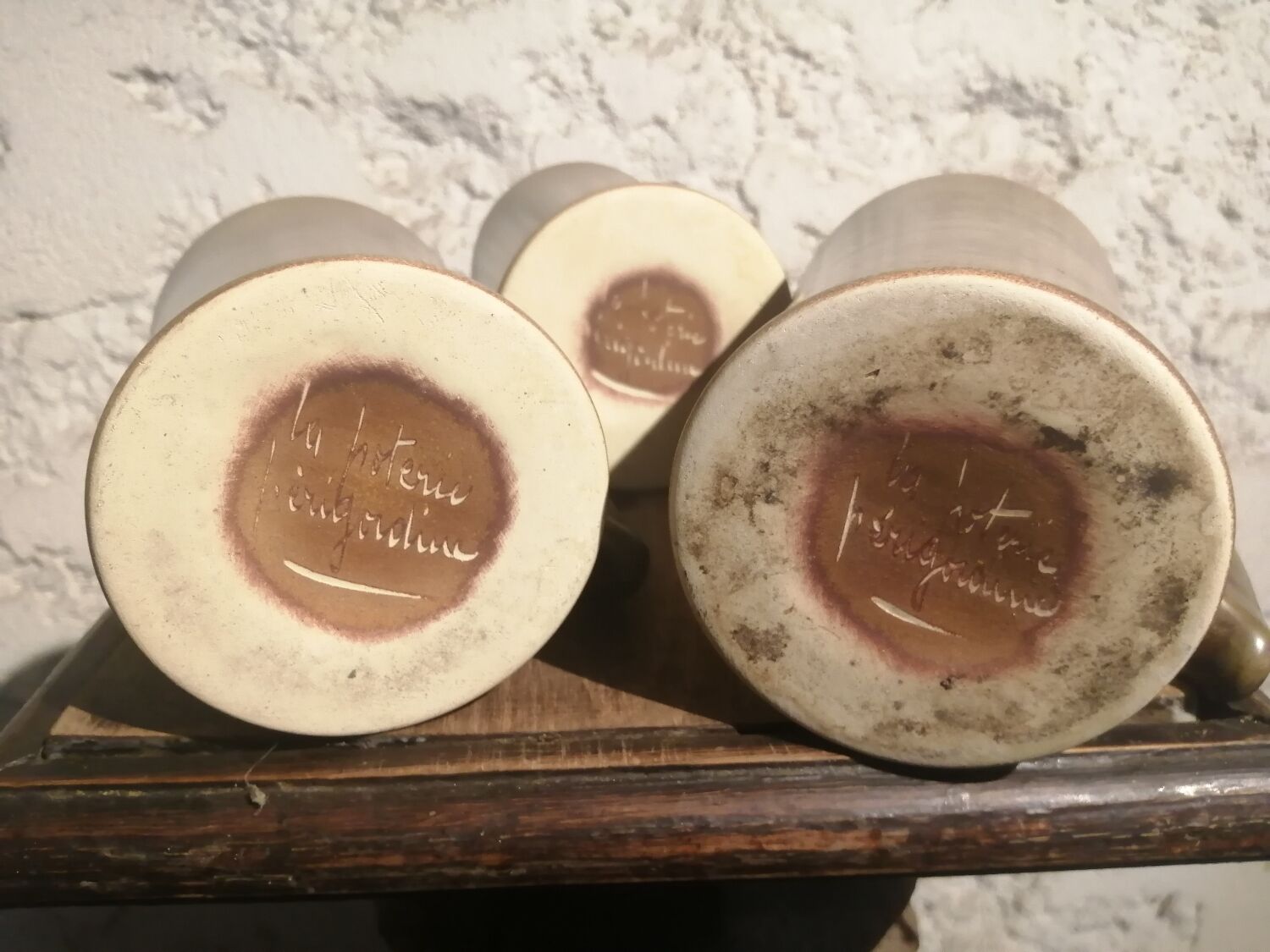 Choppes of perigordine Pottery