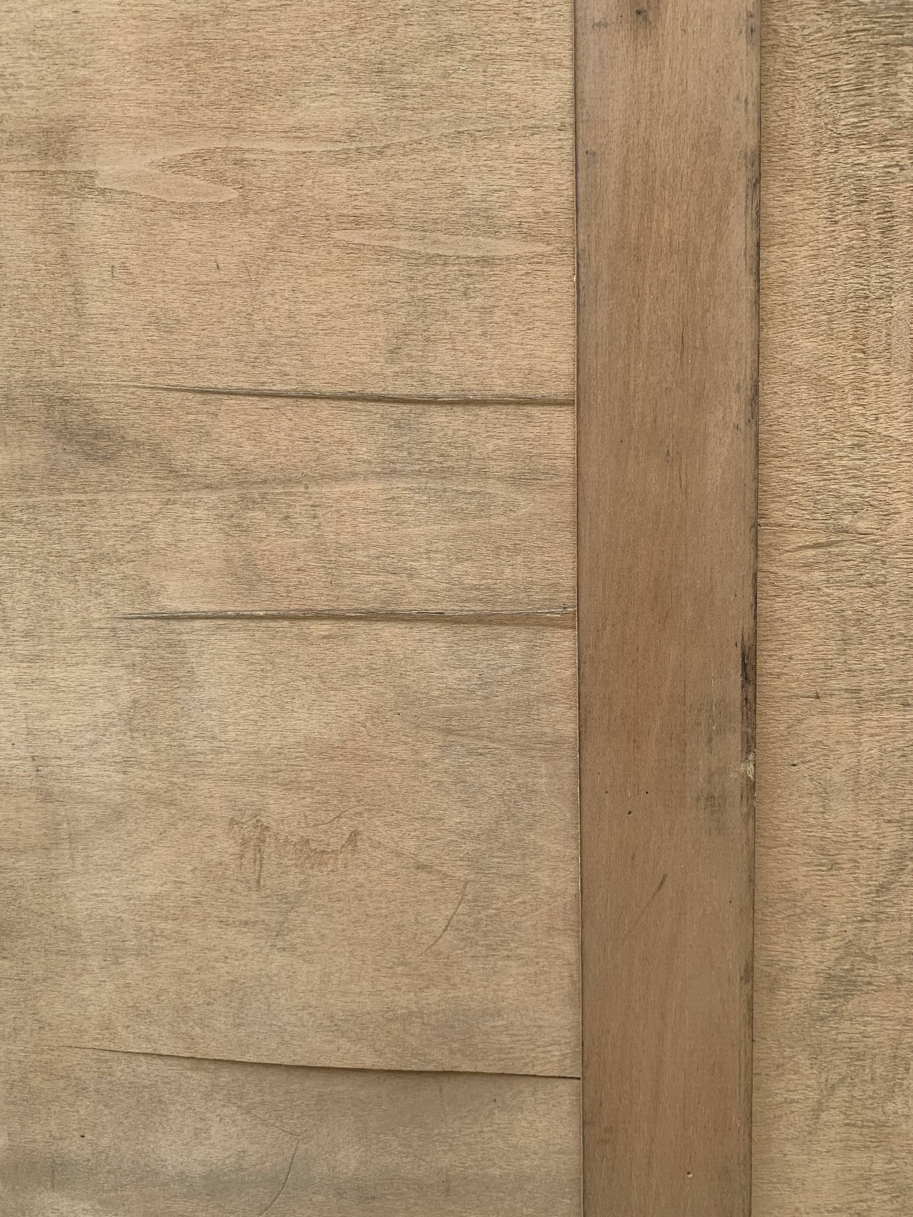 Paris raw wood cabinet 1950