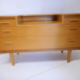 Blond oak dresser