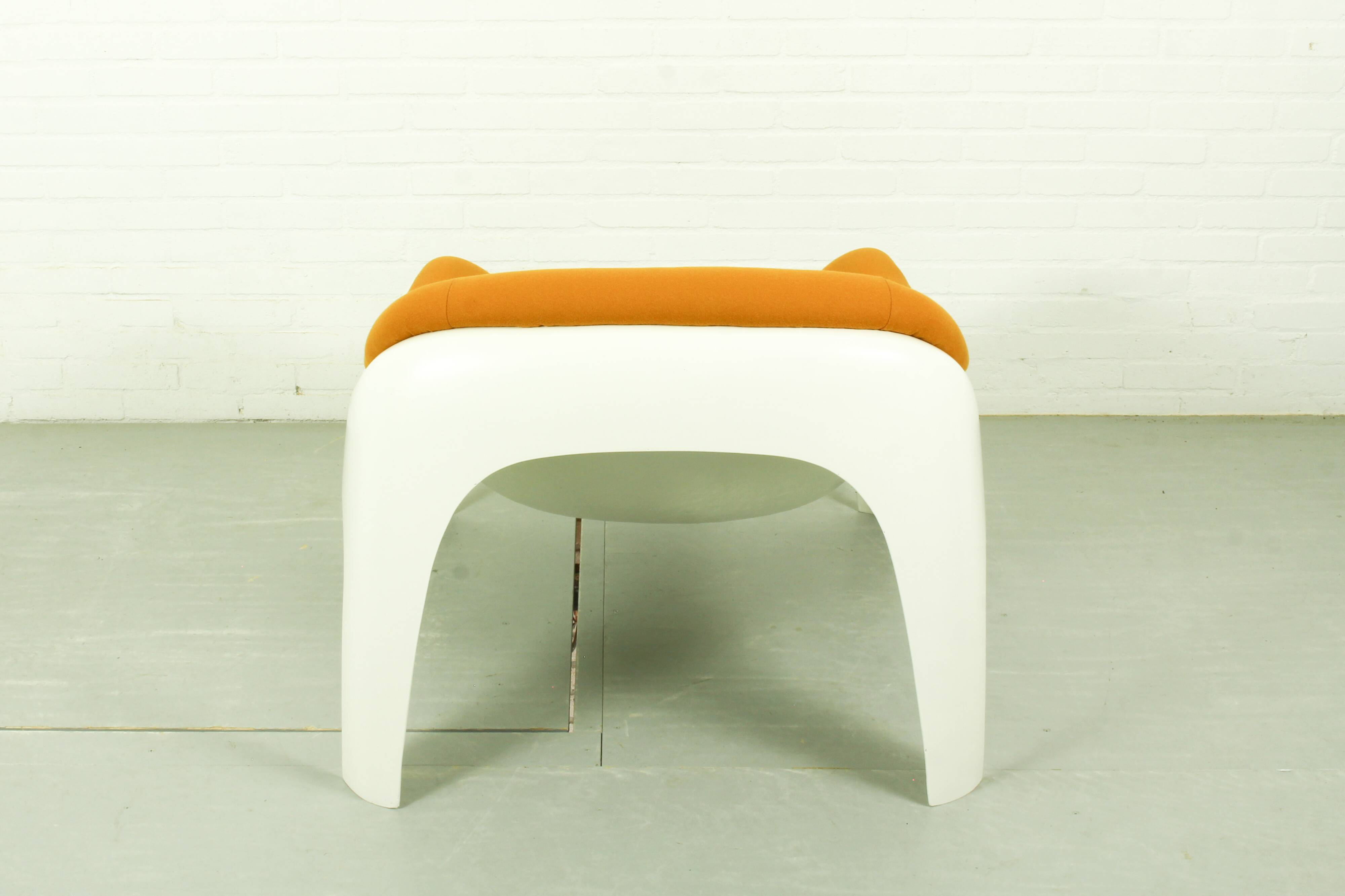 Rare Space Age Fiberglass Lounge Chair by Sergio Mazza for Artemide