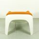 Rare Space Age Fiberglass Lounge Chair by Sergio Mazza for Artemide