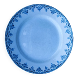 Ancien plat rond en Terre de fer, HB&Cie Bordeaux