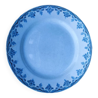 Ancien plat rond en Terre de fer, HB&Cie Bordeaux