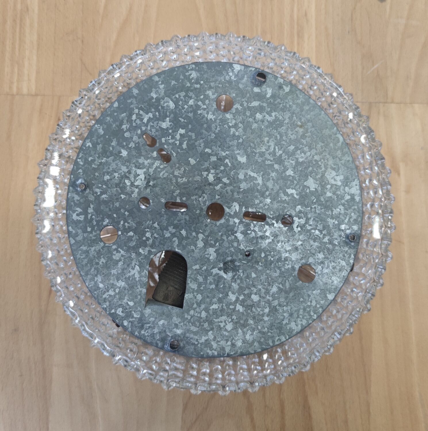 Glass ceiling lamp
