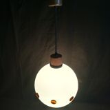 Pendant lamp ball in opaline