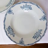 4 vintage soup plates from St Amand