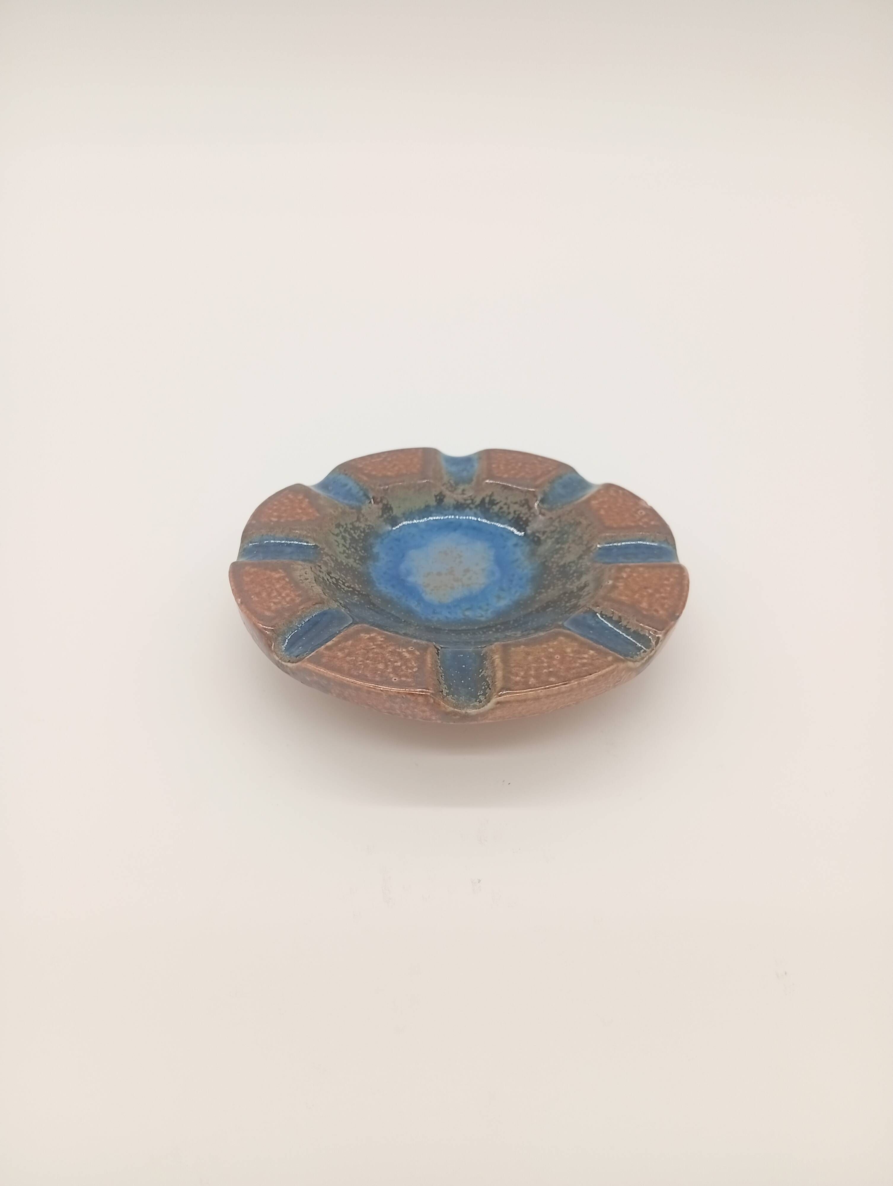 Enamelled Ceramic Ashtray Henri Picard France Art Deco France 1930s