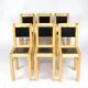 Set of 6 Bla Station chairs