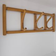 Porte-manteau mural bois courbé