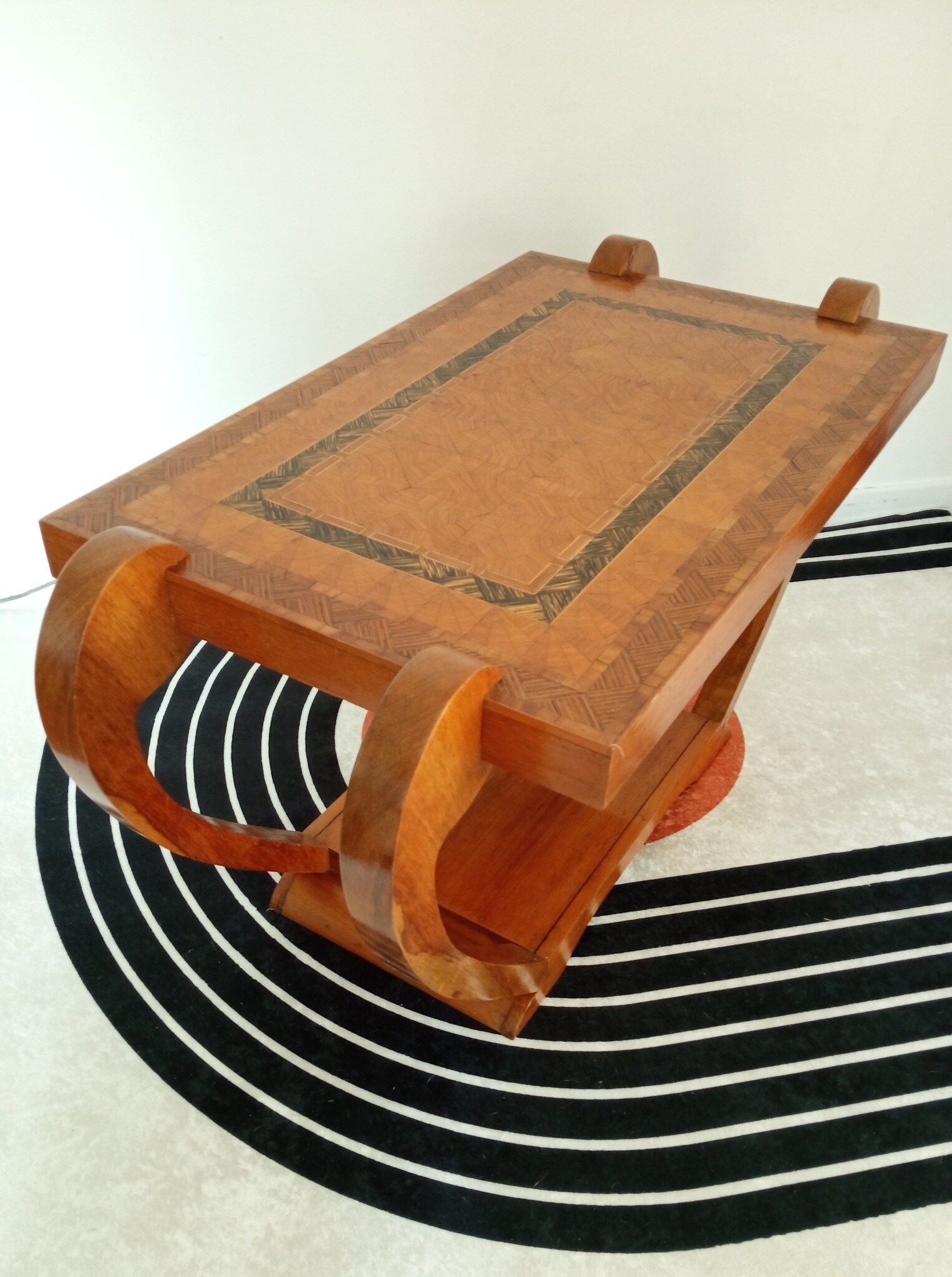 Inlaid coffee table