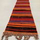 Old Turkish narrow Kilim Runner 280x54 cm shabby chic, vintage kelim