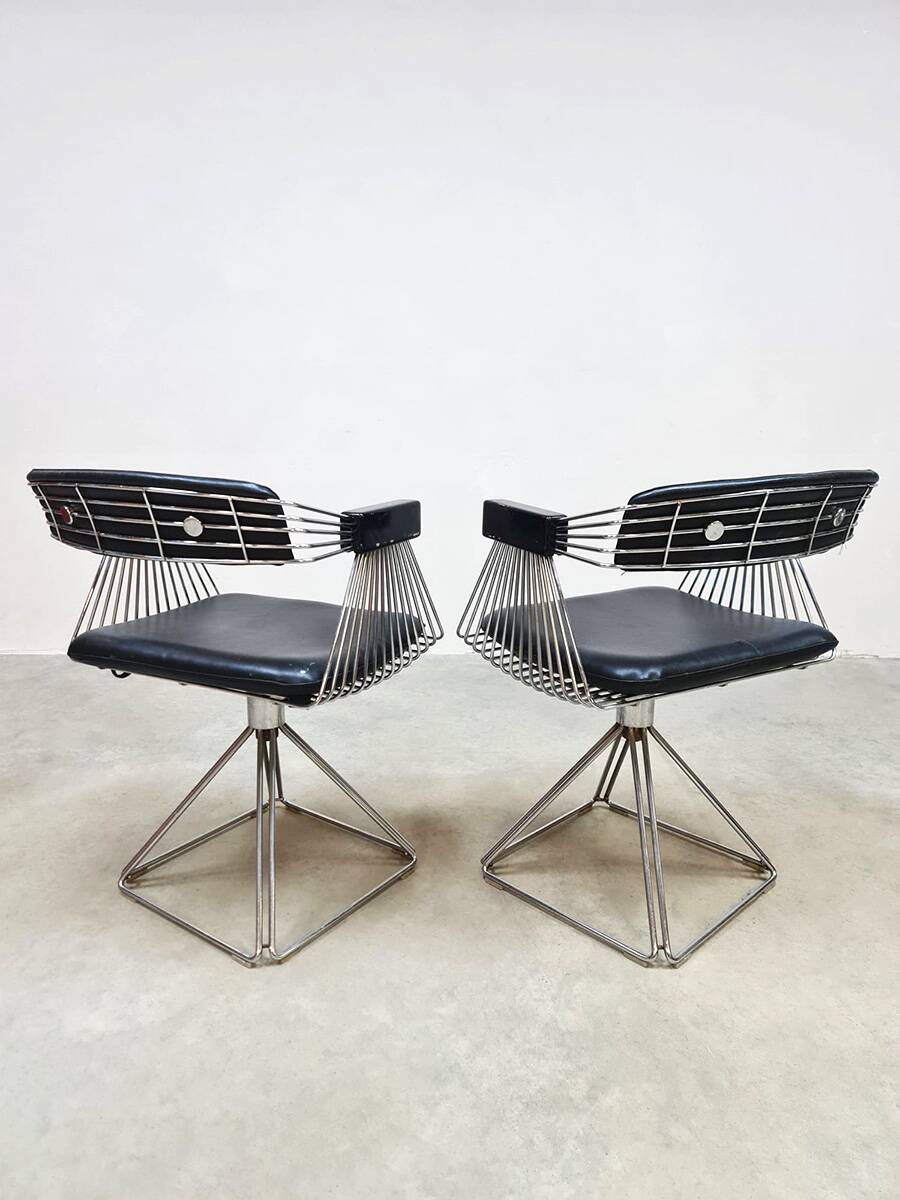 Vintage Novalux dining chairs 1970's