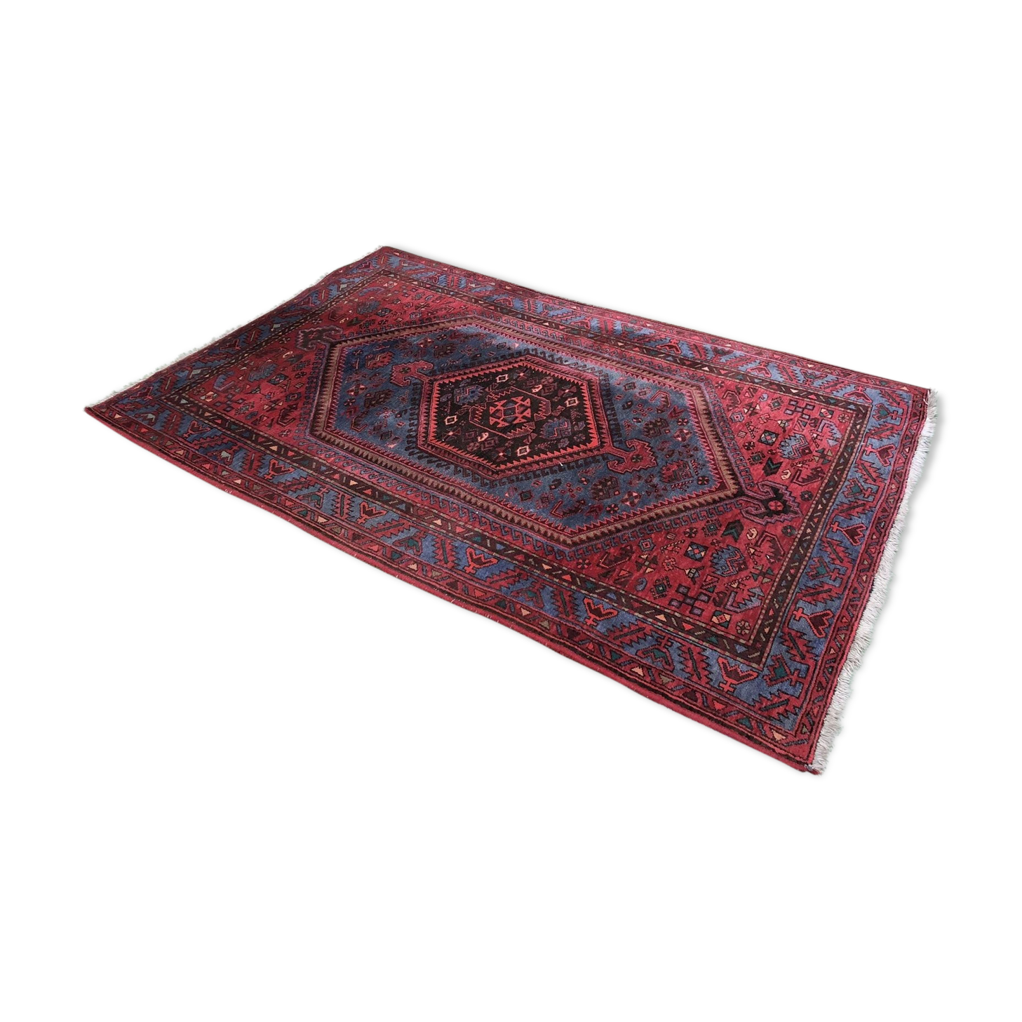 Handmade wool carpet 141x226cm