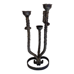 bougeoir brutaliste en