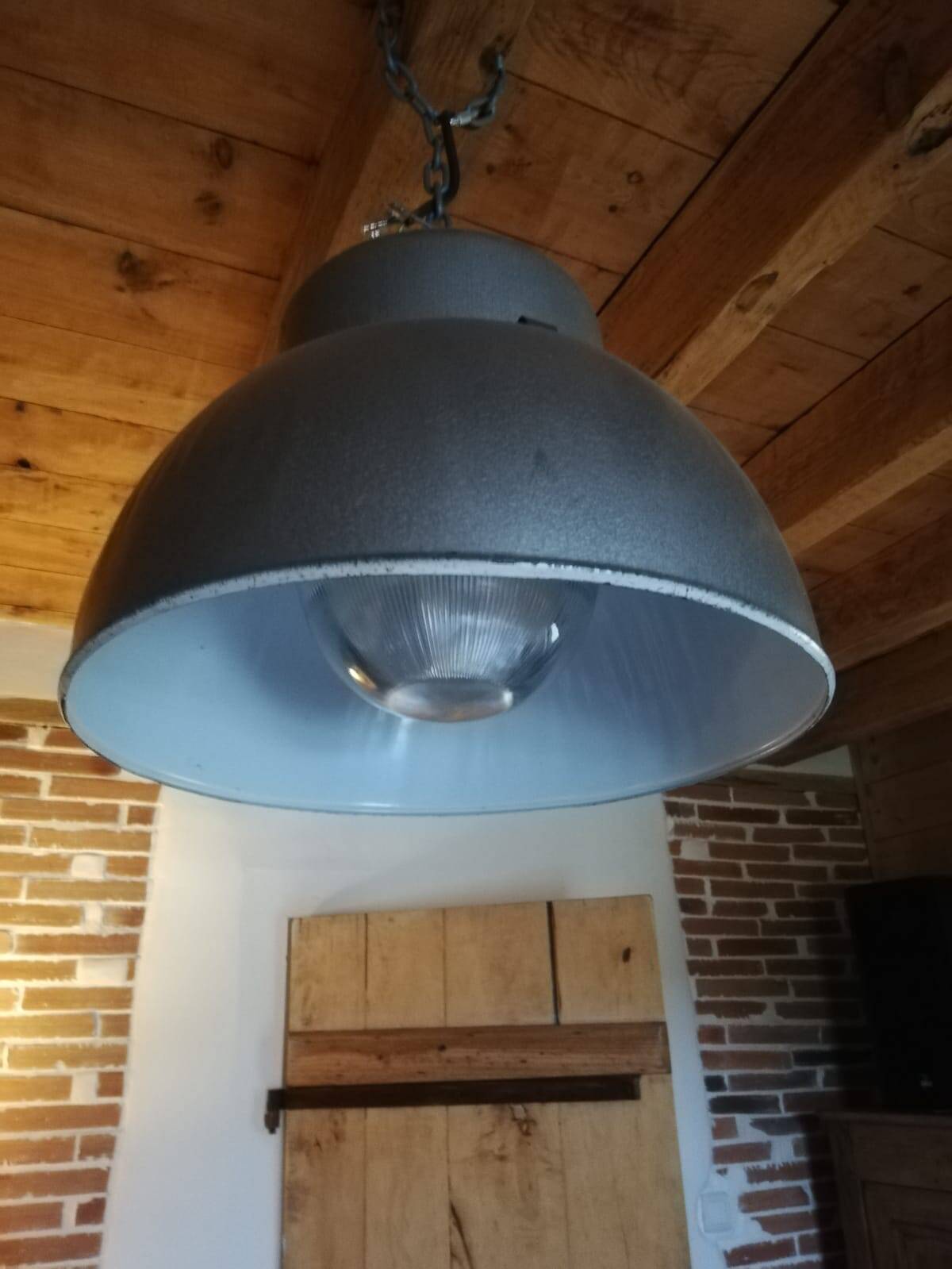 Polish factory lamp