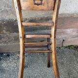Pair of French bistro chairs vintage meat