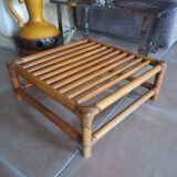 Bamboo luggage rack coffee table