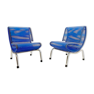 Pair of mid century lounge chairs