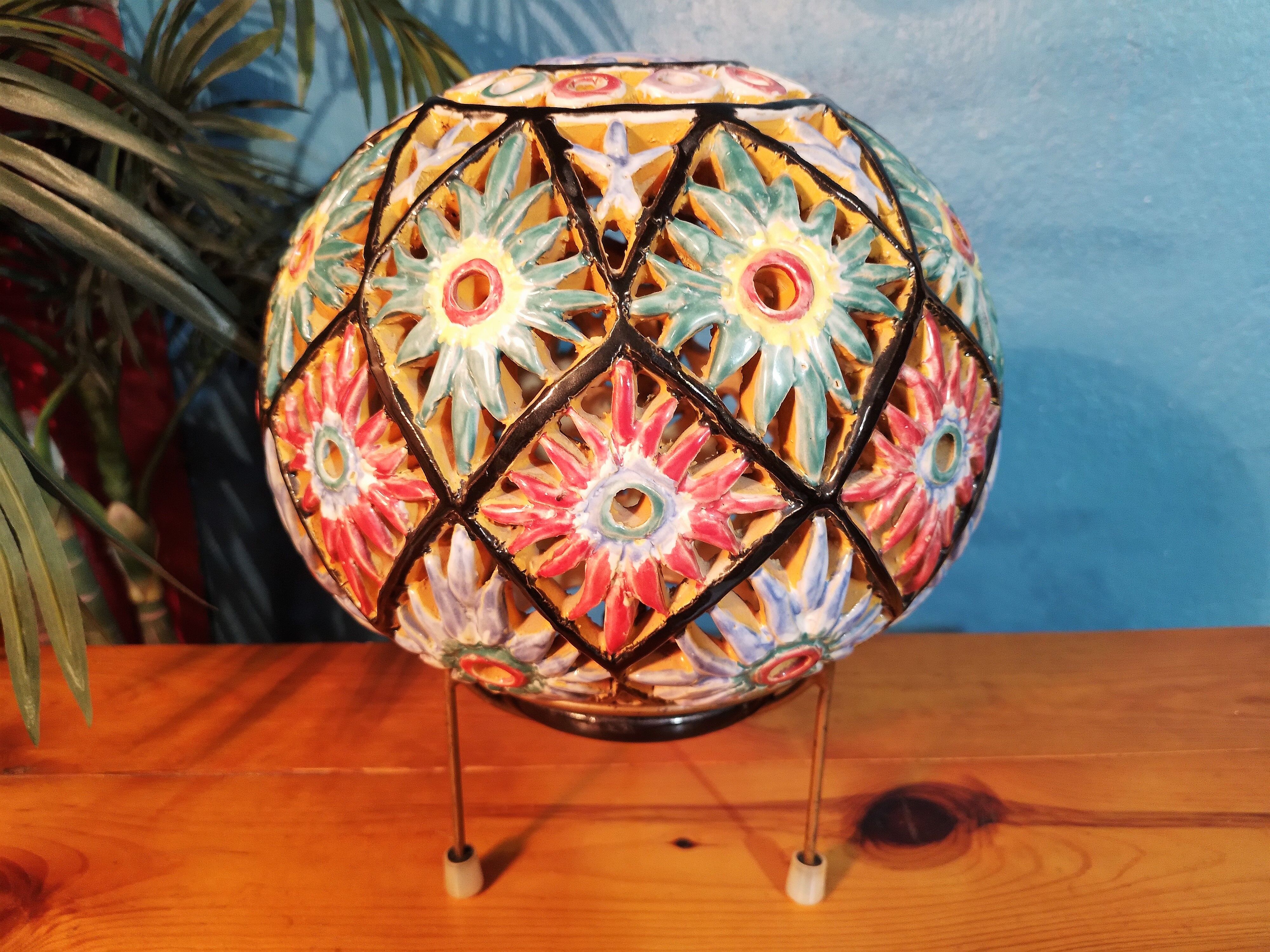 Ceramic lamp Maghreb 1950s