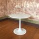 Carrara marble pedestal table
