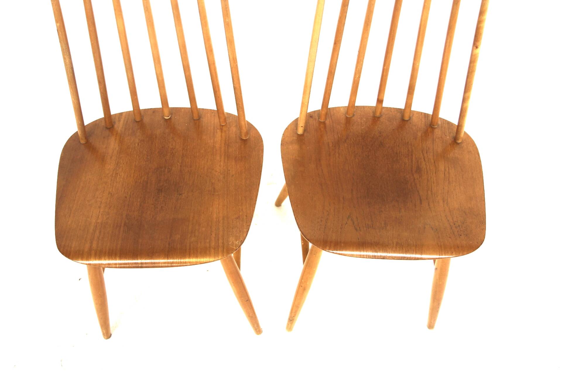 Set of 2 Scandinavian "Pinnstol" chairs, Edsbyverken, Sweden, 1960