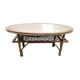 Bamboo and formica coffee table