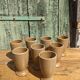Mazagrans cups in artisanal stoneware by 4