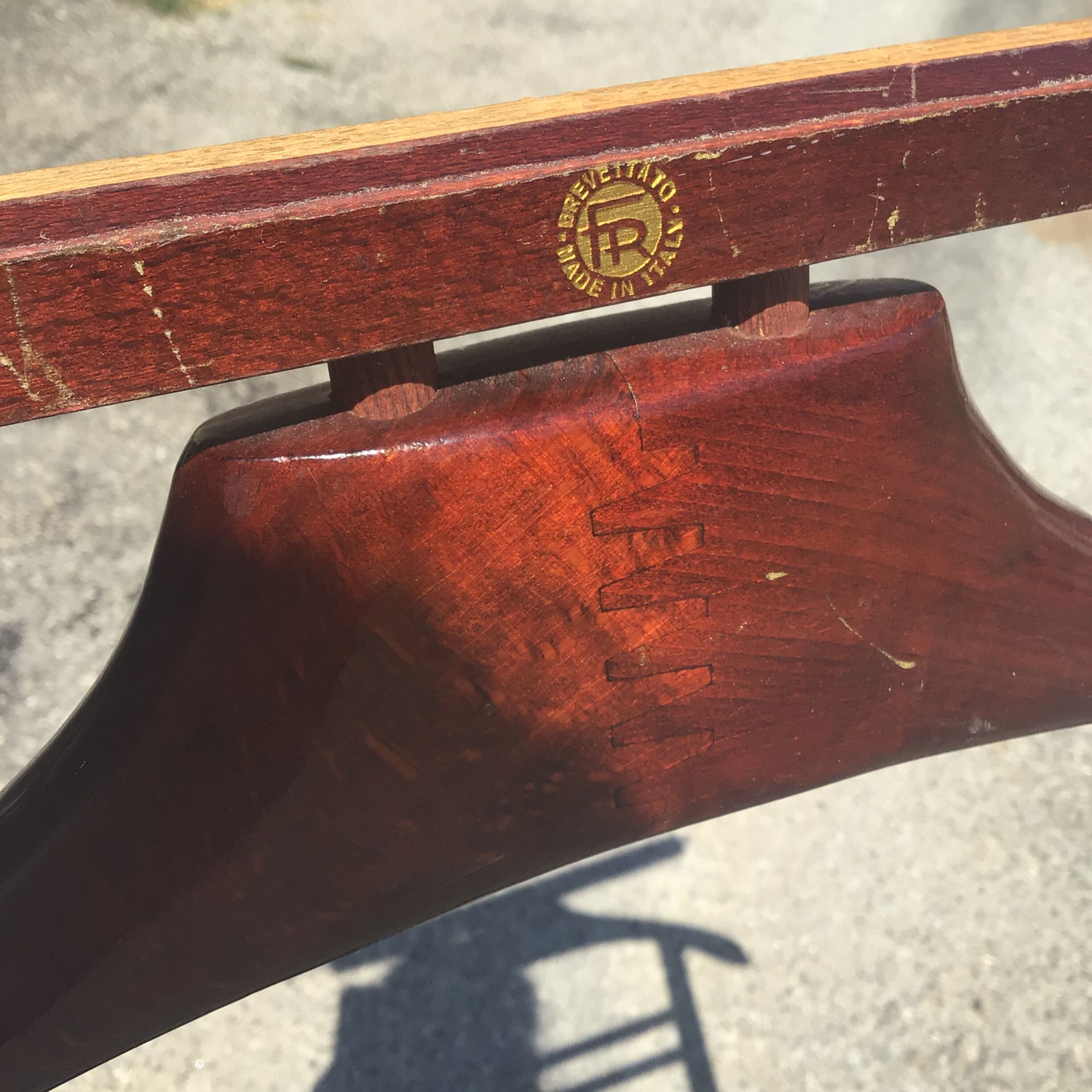 Italian wooden night valet