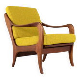 Scuptural organic armchair in teak - mid century modern by De Ster Holland