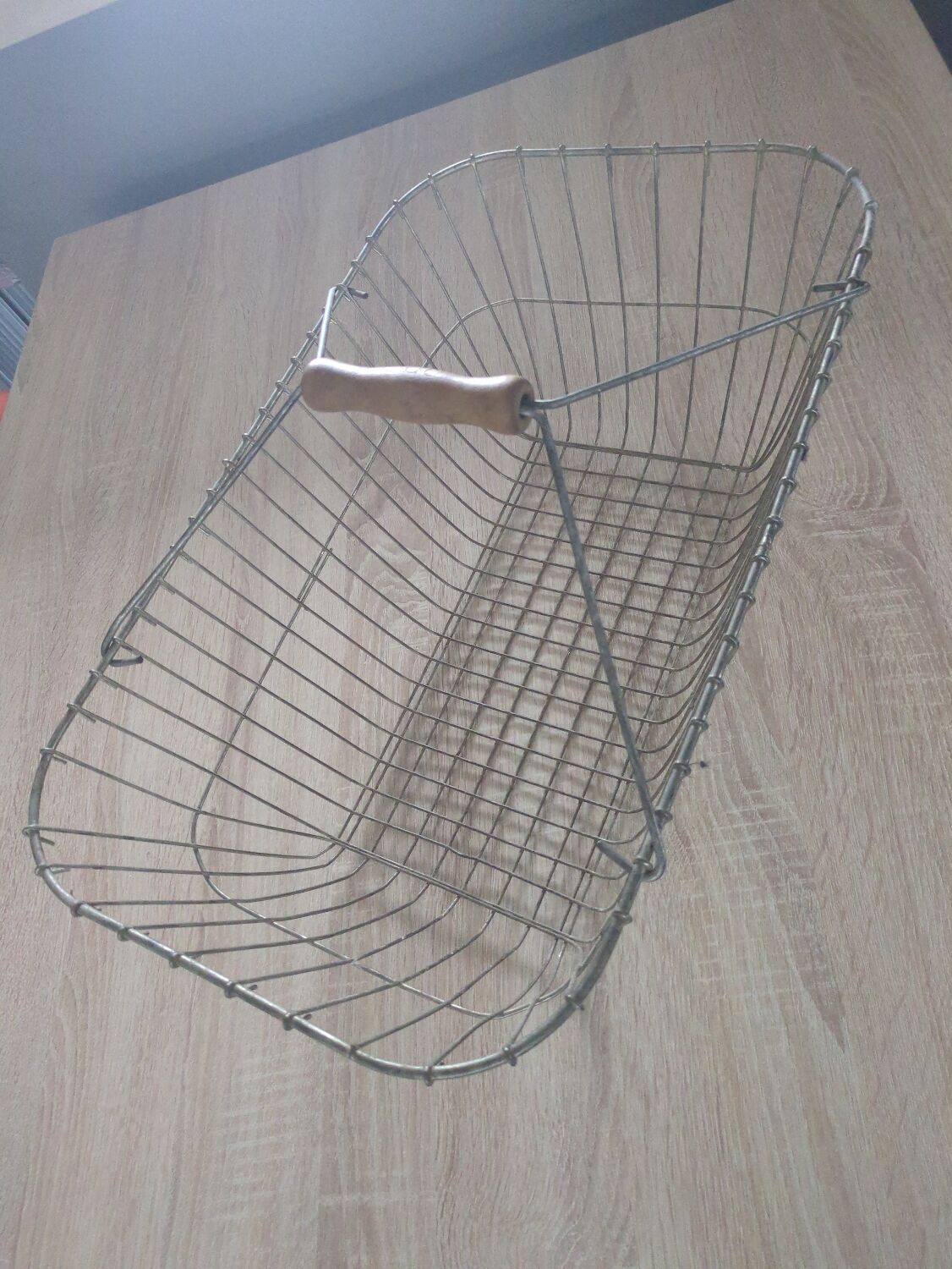 Vintage metal basket