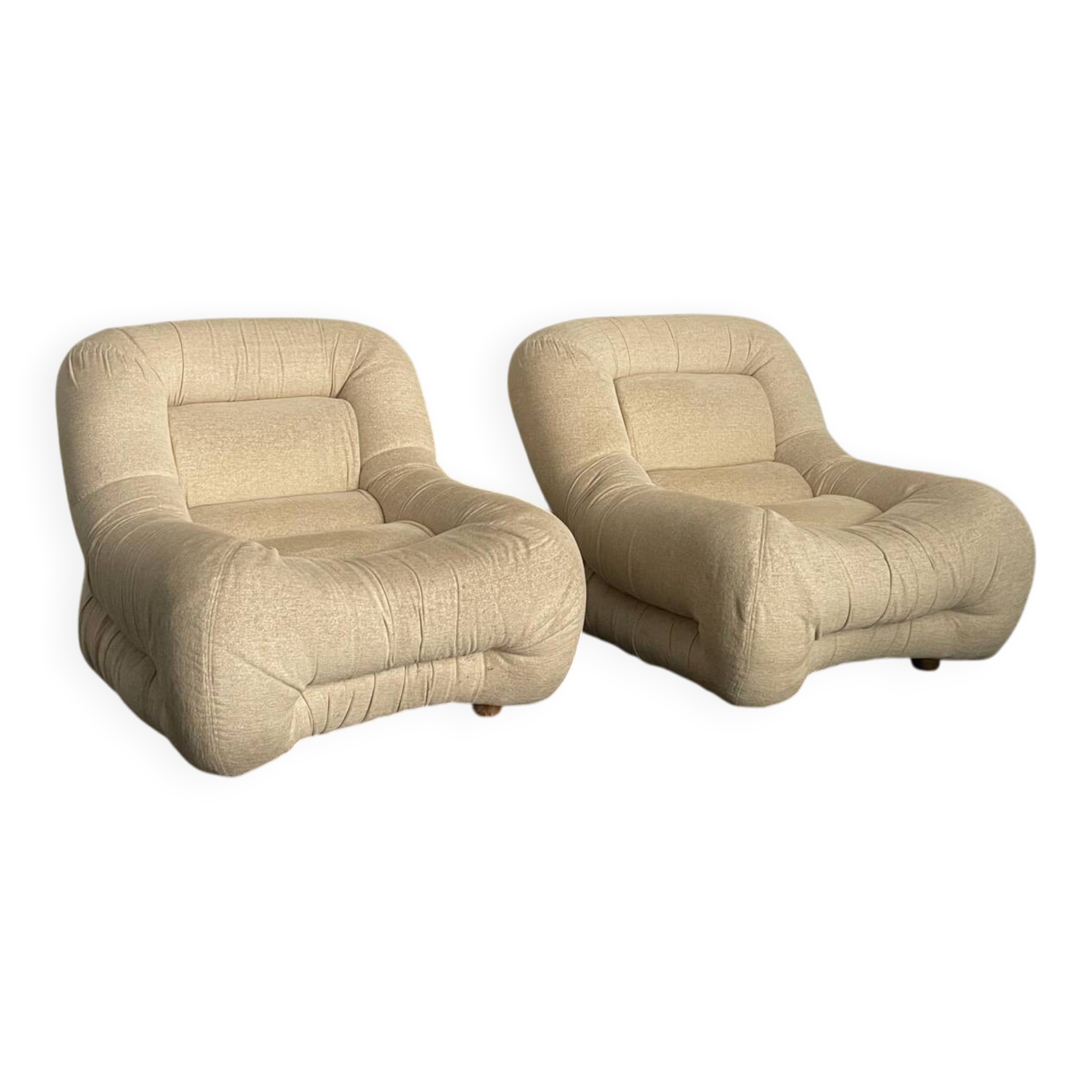 Pair of Italian armchairs