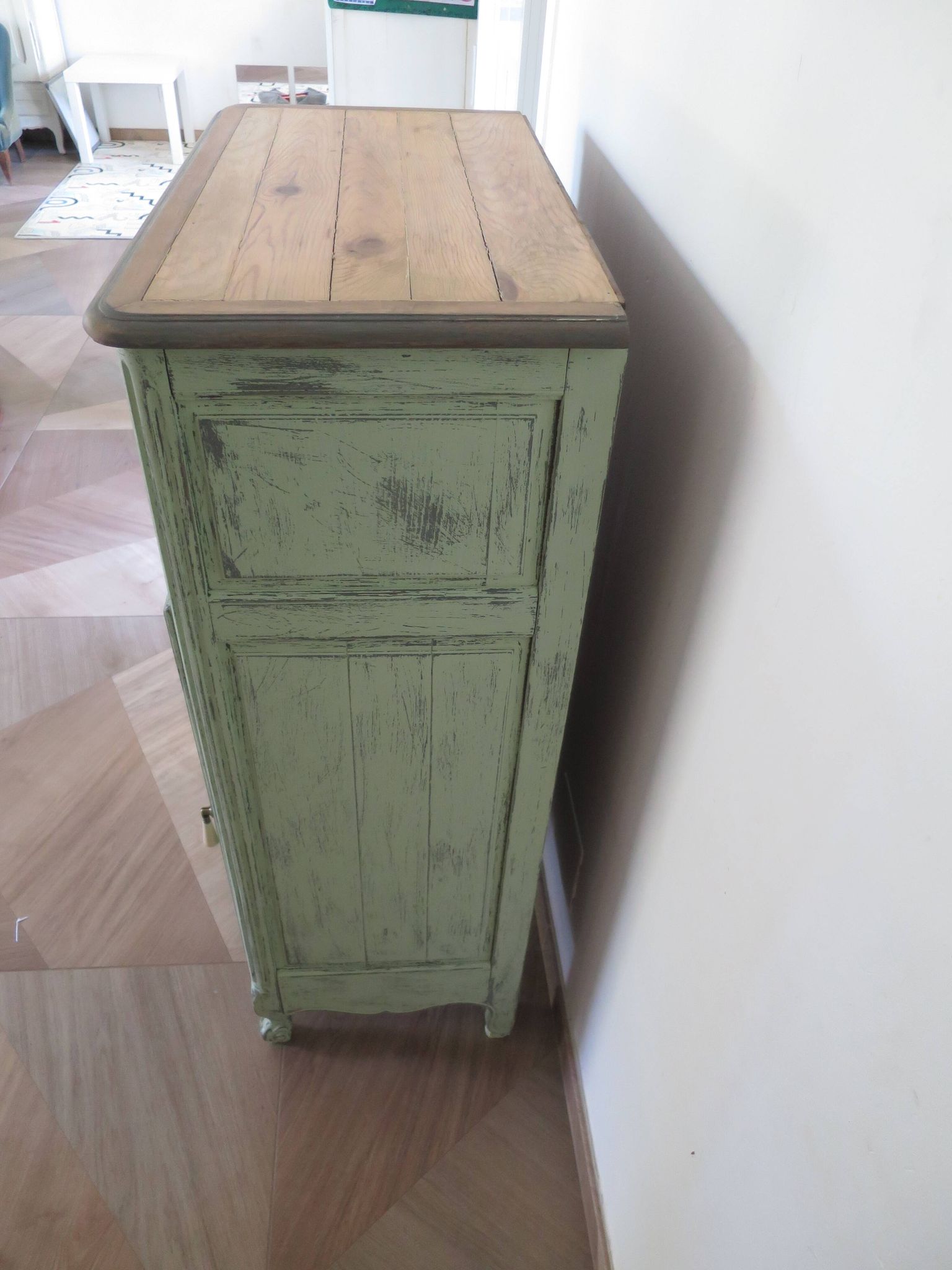 Vintage - confiturier - buffet bas – Champêtre / Shabby chic - Bois massif