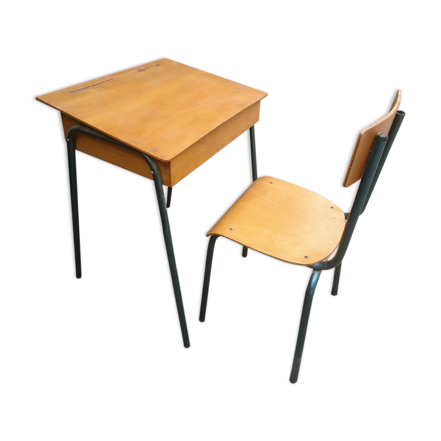 Pupitre 1 place + chaise