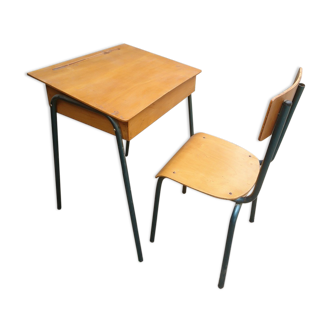 Pupitre 1 place + chaise