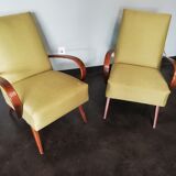 Pair of armchairs, Czechoslovakia 50