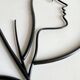 Vintage modernist wall decoration image of Saint.