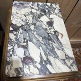 Pair of Art Deco bedside tables in walnut.